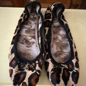 Sam Edelman Leopard Print Women's Ballet Flats